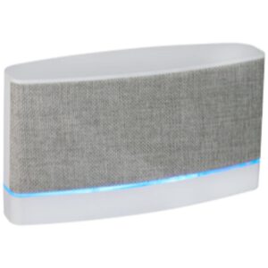 רמקול Bluetooth עוצמתי 6W עם תאורת לד היקפית בצבע לבן