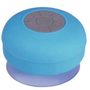 רמקול Bluetooth מוגן מים עם כרית הצמדה בצבע כחול