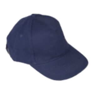 כובע כותנה 5/6 פאנל מצחייה בצבע כחול